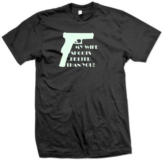 gun glock pistol wife sons rifle 2nd ammendment SHIRT  