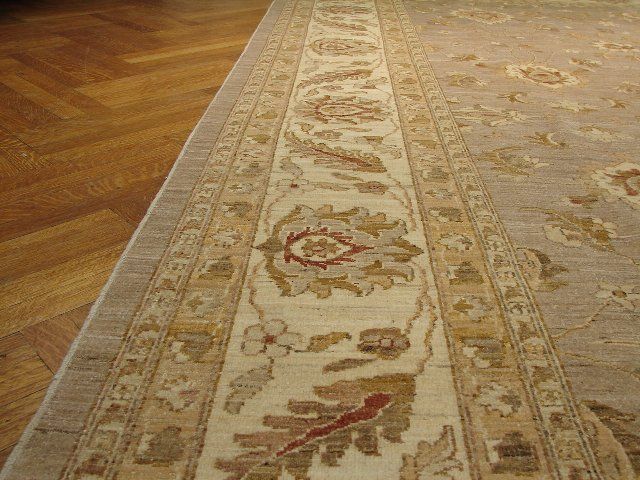 Taupe/Iv 10X14 PAKISTAN CHOBI PESHAWAR RUG   FREE SHIP  