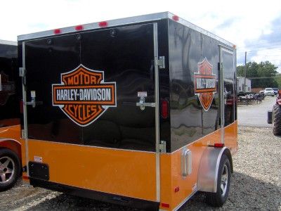   trailer harley Davidson decal 6x10 ramp door toy hauler NEW  