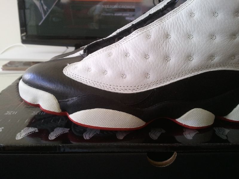 DS NIKE AIR JORDAN XIII 13 CDP WHITE/BLACK 8 RARE xi iv vii vi v dmp 