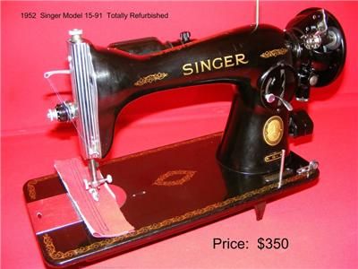 SINGER MASTER TECH WILL REFURBISH YOUR VINTAGE SINGER  