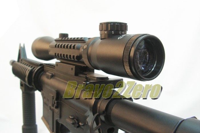 Walther Style 3 9x40 RG Mil Dot Tri Rails Rifle Scope  