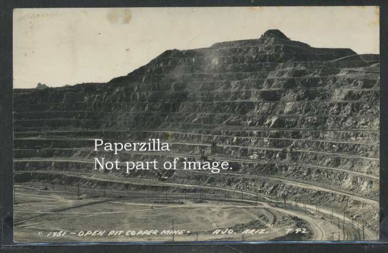 AZ Ajo RPPC 51 Phelps Dodge OPEN PIT COPPER MINE Cook  