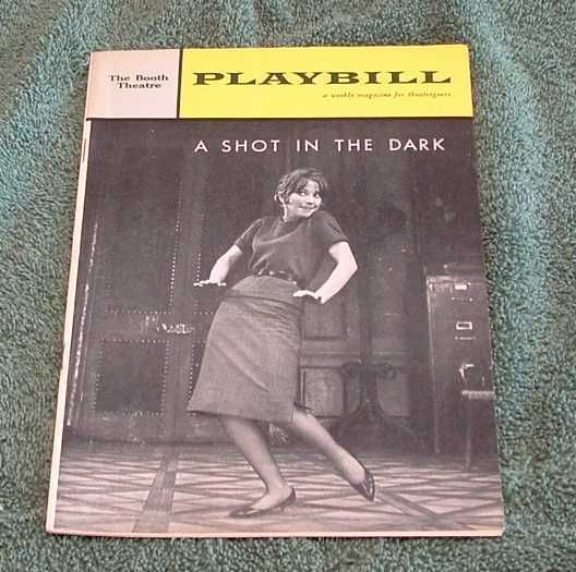 1962 PLAYBILL *A SHOT IN THE DARK* JULIE HARRIS ch  