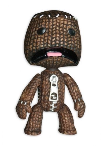 LITTLE BIG PLANET   3 SCARED SACK BOY DOLL / FIGURINE  