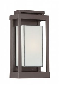 Quoizel Powell Outdoor Wall Fixture Western Bronze 7W  