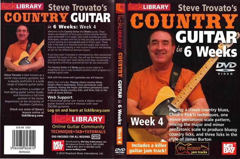 Lick Library Country Guitar in 6 Weeks   Week 4 DVD  