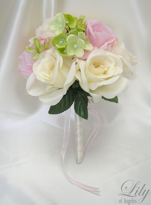 Large Altar Centerpiece Wedding Decoration IVORY PINK  