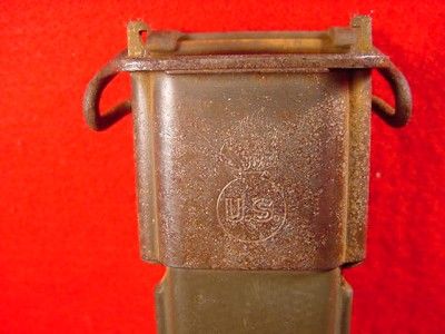 WWI II RIA FLAMING BOMB 1918 SN 329425 BAYONET SCABBARD  