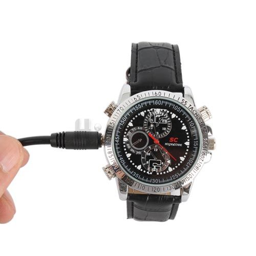 8GB Waterproof SPY HD Watch Camera Cam DVR DV Pinhole Hidden Recorder 