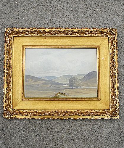  watercolor by george stratton ferrier antique original landscape 