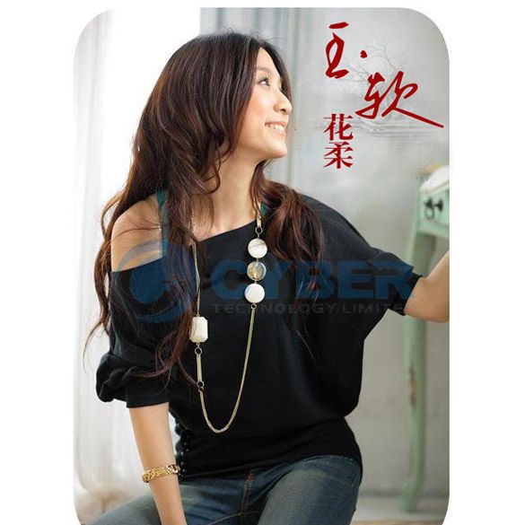 Womens Trendy Princess Off Shoulder T Shirt Top Blouse  