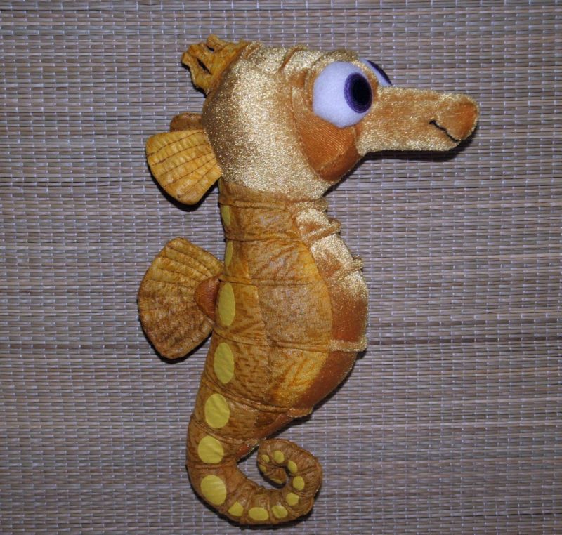 Disney SHELDON SEAHORSE Plush FINDING NEMO #I3  