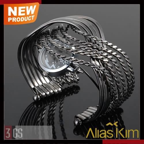   Alias Kim Stainless Steel Womens Ladies Bracelet Quartz Wrist Watch