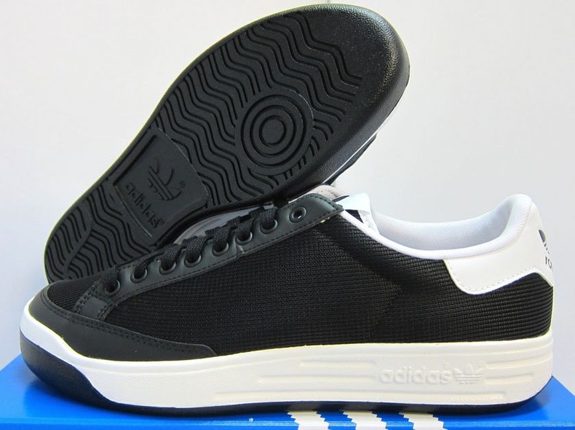 NEW MENS ADIDAS ORIGINALS ROD LAVER [G47881] Black Black White  