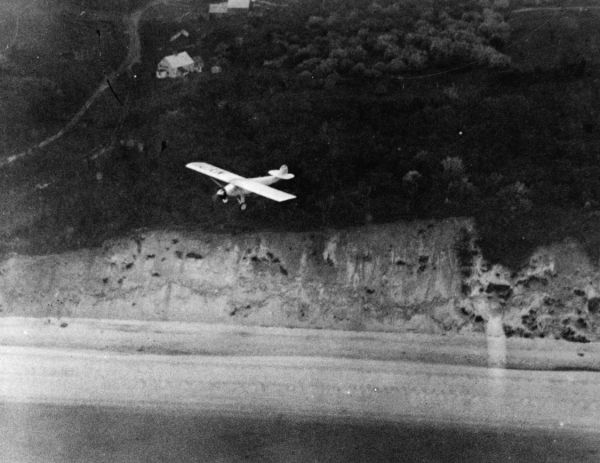 1927 photo Aerial view of Charles Lindberghs airp  