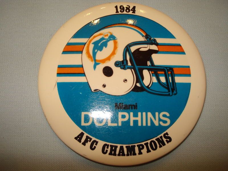 Miami Dolphins 1984 AFC Champs Button  