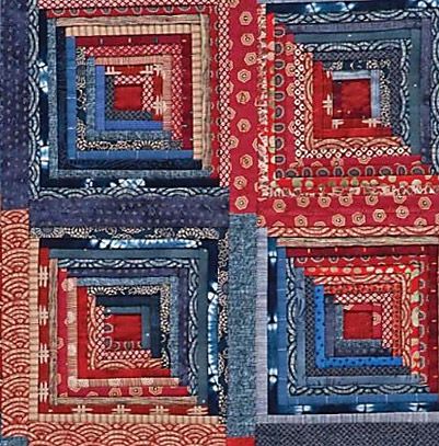 FOLDED LOG CABIN QUILTS Foundation Pieced Way NEW BOOK  
