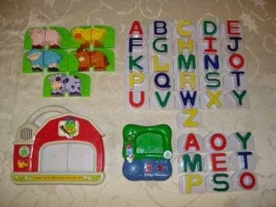 Leap Frog Farm and Fridge Magnets Extra Letters  