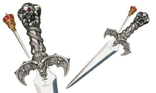 Conan the Barbarian Cimmerian Demon Skull Dagger by Marto of Toledo 