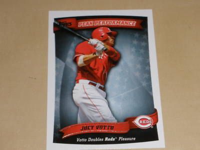 2010 Topps Peak Performance 92 Joey Votto  