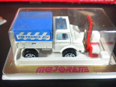 majorette 215 air france unimog red fork lift sealed  