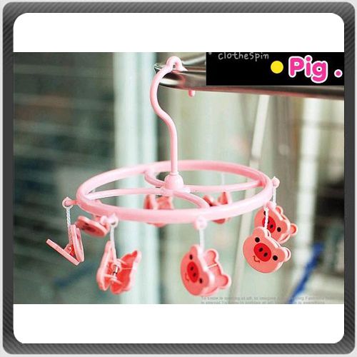 CuteClothesPin/Airer/Clothes Peg/Dryer Rack/Clip/Pig  