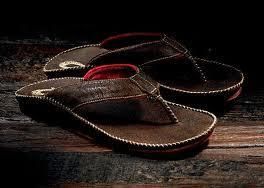 Olukai Alii Ekahi Sepia/Sepia Flip Flop Mens sandal 8 13/ NEW 