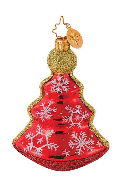 RADKO 1014613 VERMILLION FROST  TREE   RETIRED ORNAMENT  