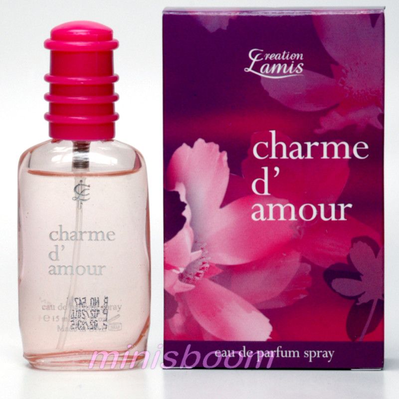 LAMIS CHARME DAMOUR EAU DE PARFUM 15 ML / 0.5 OZ   MINI PERFUME SPRAY 