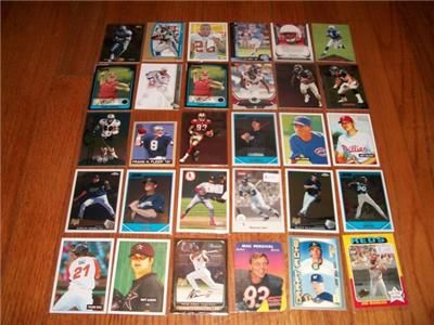 HUGE SPORTSCARD VINTAGE GAME USED AUTO ROOKIE #D COLLECTION LOT BV $ 