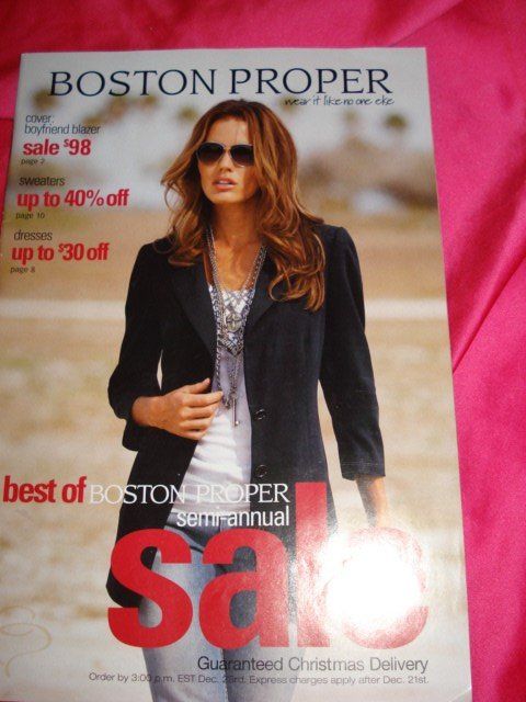 BOSTON Proper catalog Ana CUNHA Paige BUTCHER 2008  