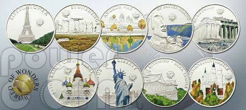 TIMBUKTU World Of Wonders Silver Coin 5$ Palau 2011  