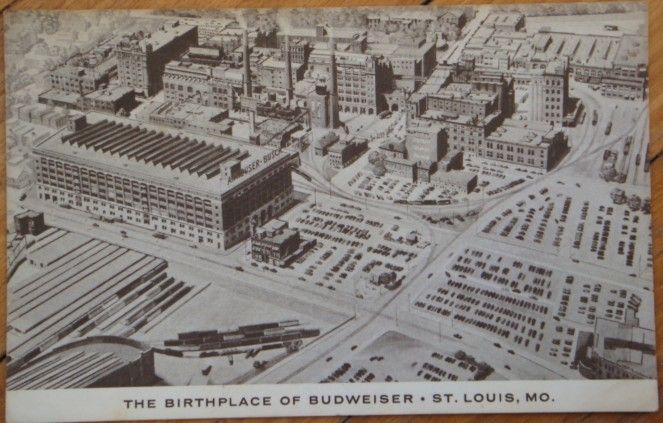 1960 PC Anheuser Busch Brewery/Budweiser St. Louis, MO  