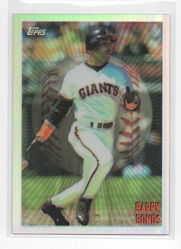 1998 Topps Mystery Finest Refractor Barry Bonds M19  