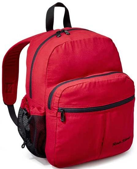   Steves Red Civita Day Pack Travel Backpack Luggage Light Weight  