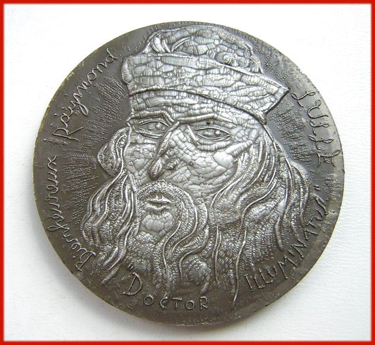 RR ART MEDAL RAMON WRITER PHILOSOPHER SPAIN ARAGON  