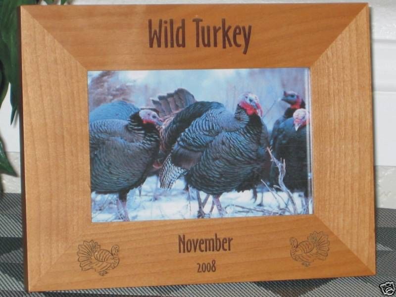 Turkey Hunting Picture Frame Personalized Souvenir  