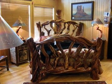 Juniper Queen bed One of a kind  