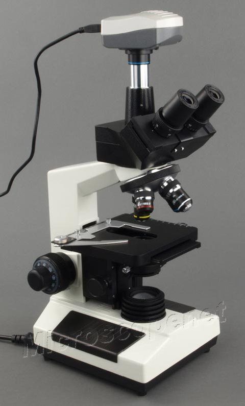 Trinocular Compound 40x 2000x Microscope+5MP USB Camera  