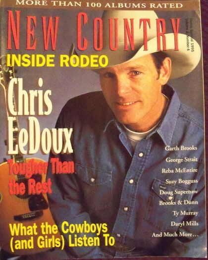 CHRIS LeDOUX Tougher Cover New Country Rodeo 1995  