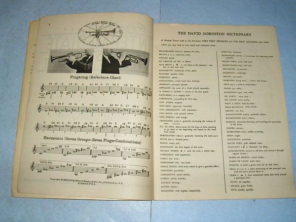 Vintage 1950s Trumpet Solos Sheet Music & Song Books  