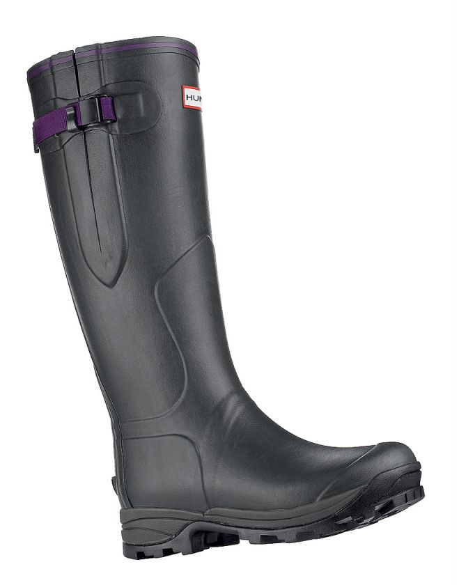 Hunter Balmoral Lady Neoprene Wellington Boots   Dark Olive  