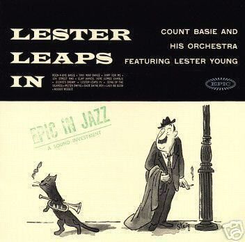 COUNT BASIE Featuring LESTER YOUNG Lester Leaps In LP  