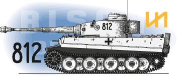 72   76 Bison Decals German East Front Tiger Tank 72001  
