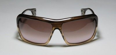 NEW CHROME HEARTS THRUST BROWN SUNGLASS/SHADES ZEISS LENS SILVER 