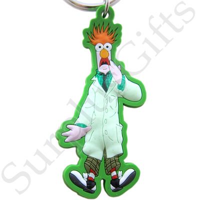 The Muppets Beaker Laser Cut PVC Key Ring Keychain  