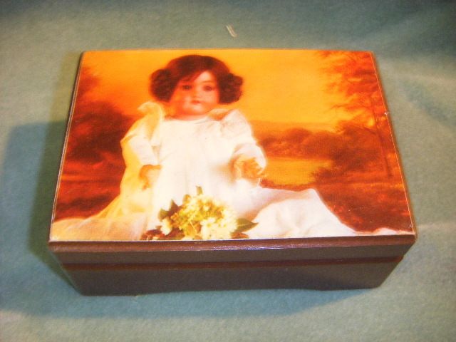 VINTAGE Music Box musical BEAUTIFUL DREAMER JAPAN  