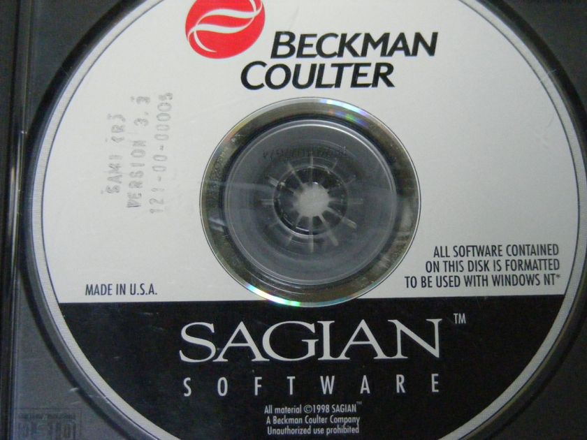 BECKMAN SAGIAN ORCA ROBOT + CONTROLLER + SOFTWARE  