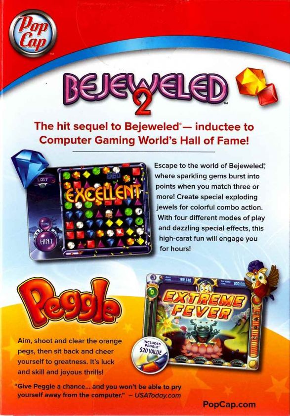 Brand New PC Puzzle Video Game BEJEWELED 2  